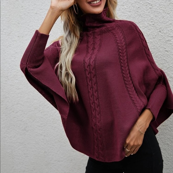 Boho cable knit sweater dark gray - Picture 9 of 16